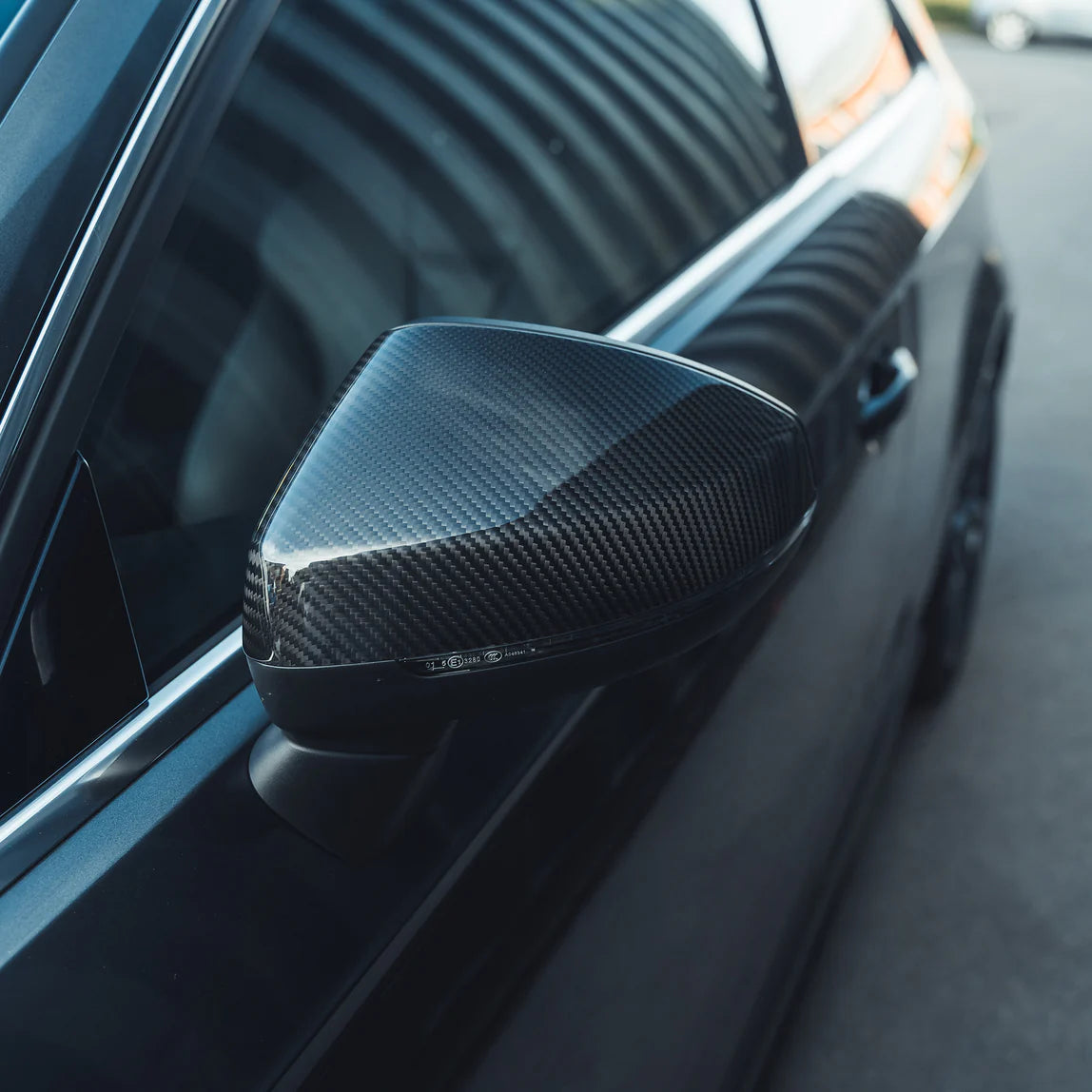 AUDI 8V A3/ S3/ RS3 CARBON FIBRE MIRRORS – WITH LANE ASSIST
