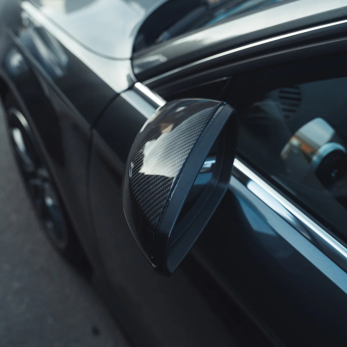 AUDI 8V A3/ S3/ RS3 CARBON FIBRE MIRRORS – WITH LANE ASSIST