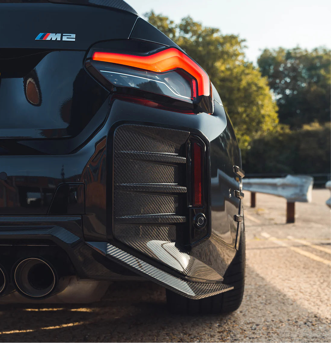 BMW G87 M2 Carbon Fibre Rear Bumper Vents