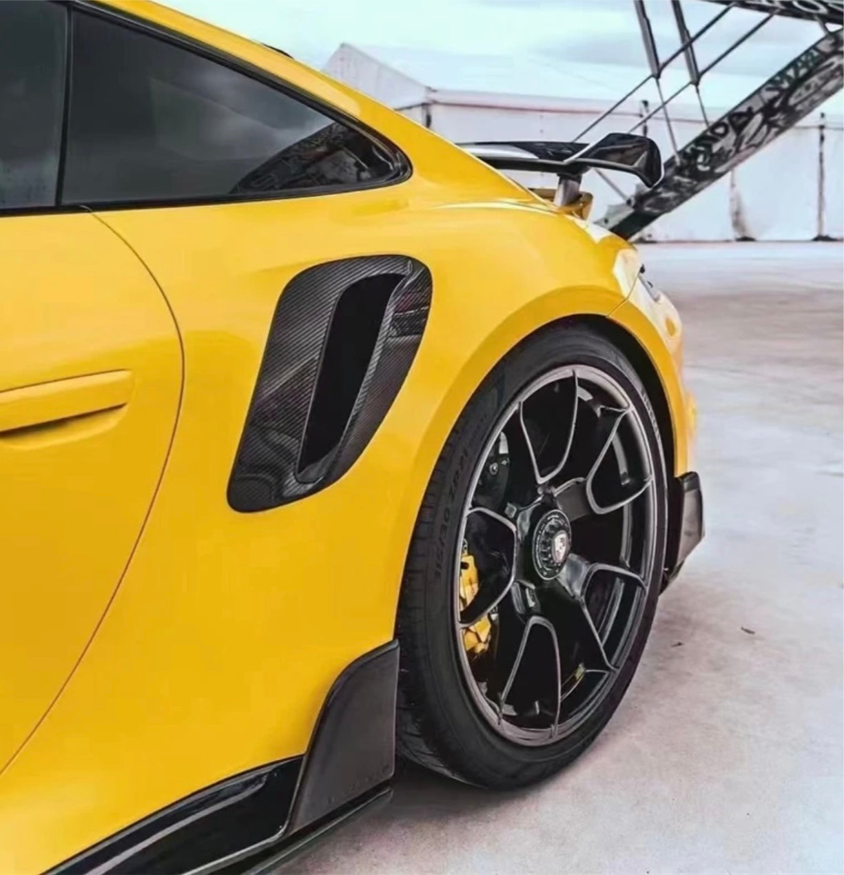 Porsche 992 Turbo Carbon Fibre Intercooler Scoops