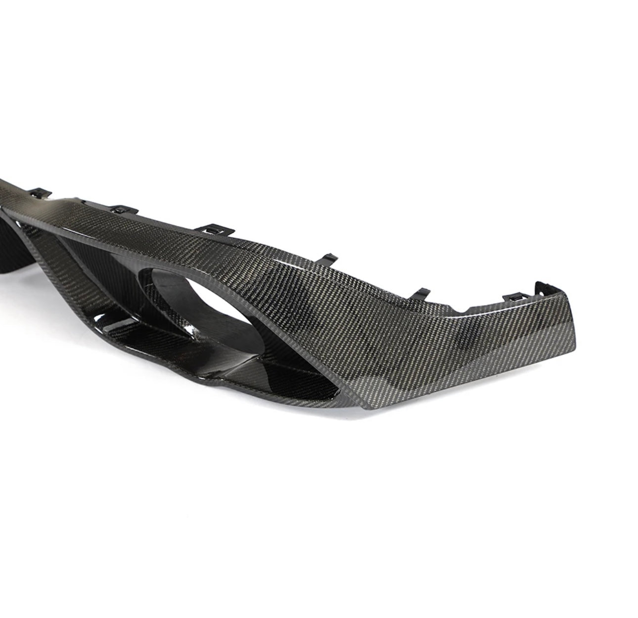 VW Golf GTI MK8 Carbon Fibre Rear Diffuser